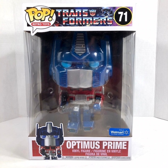 Funko Pop! G1 Transformers 10” Inch Optimus Prime #71!Walmart Exclusive 2021.